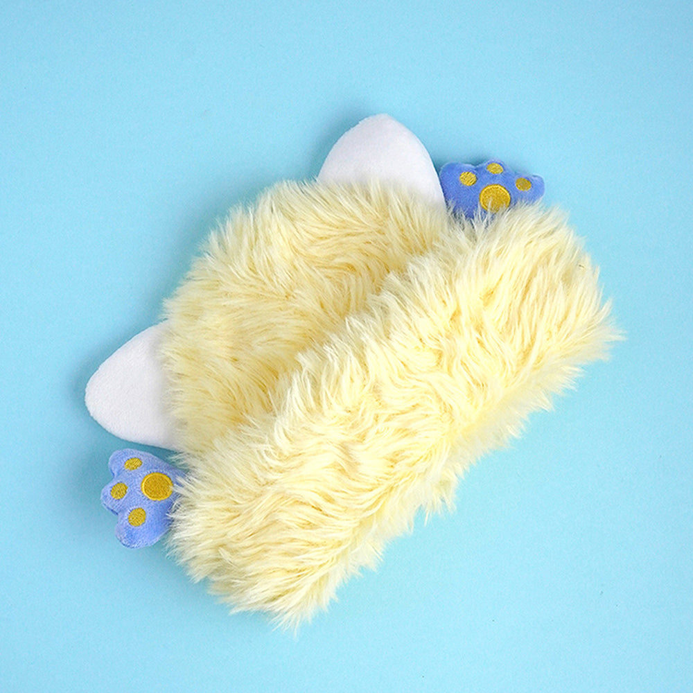 Yellow Furry Monster 3d style Winter Cap/Beanie for Kids