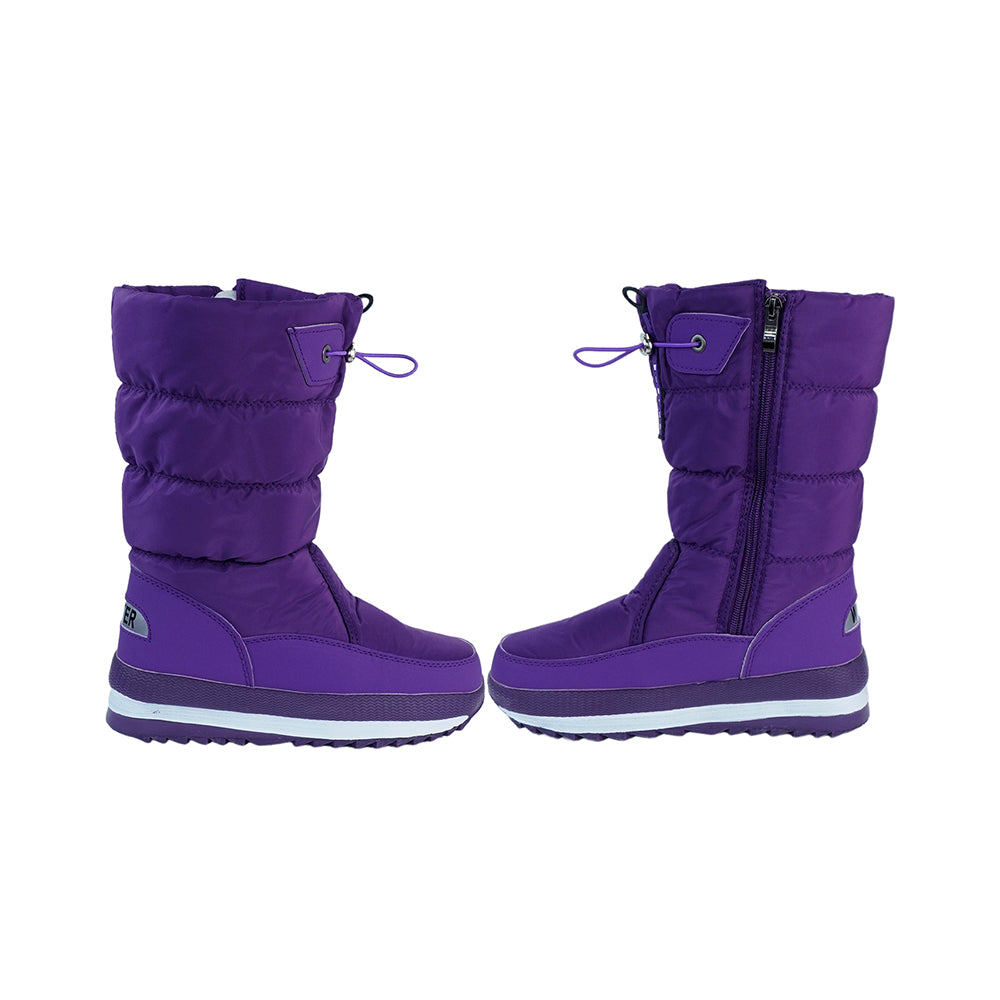 Purple Amethyst, High Rise waterproof Winter Snow Boots for Women for minus temperature