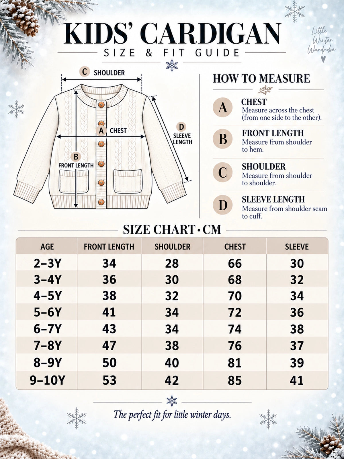 Cream & Maroon Sporty Bear Winter Cardigan, Christmas Sweater for Kids