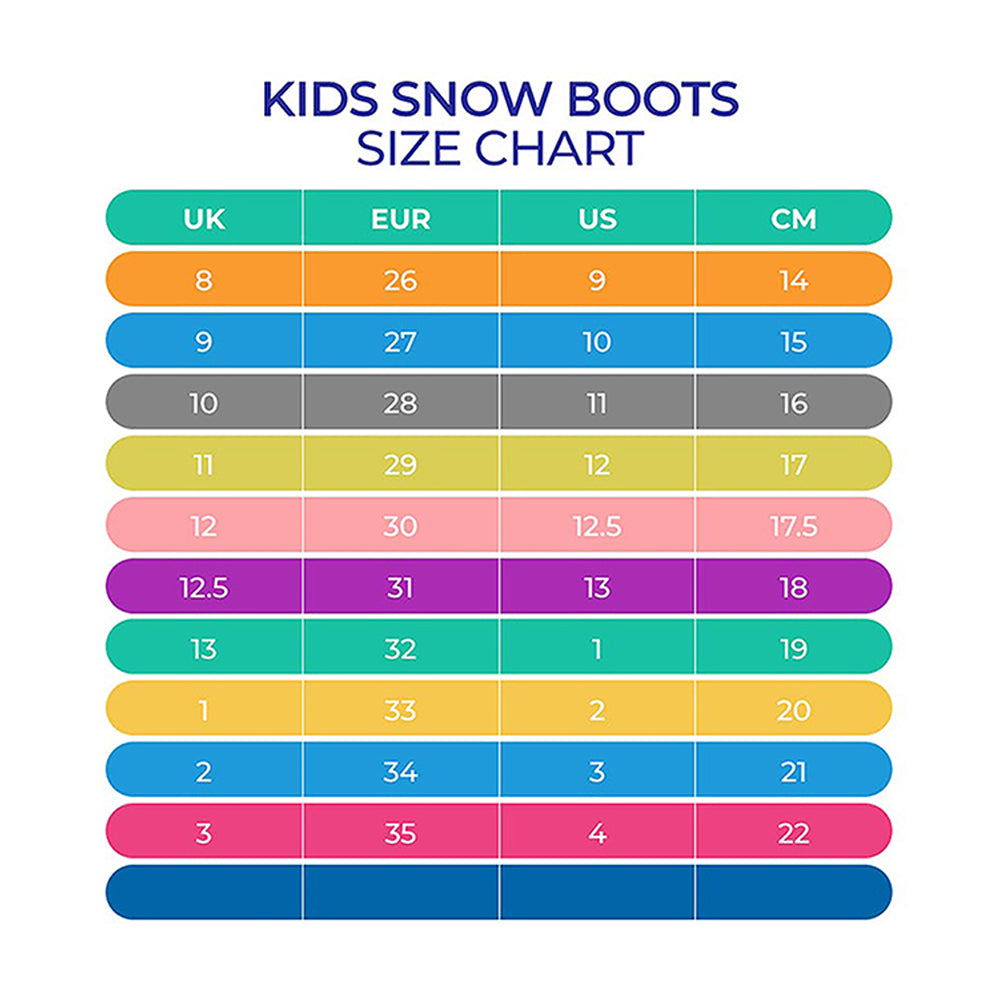 Pink Snowflake Waterproof Winter Snow Boots for Kids for Minus Degree Temperature