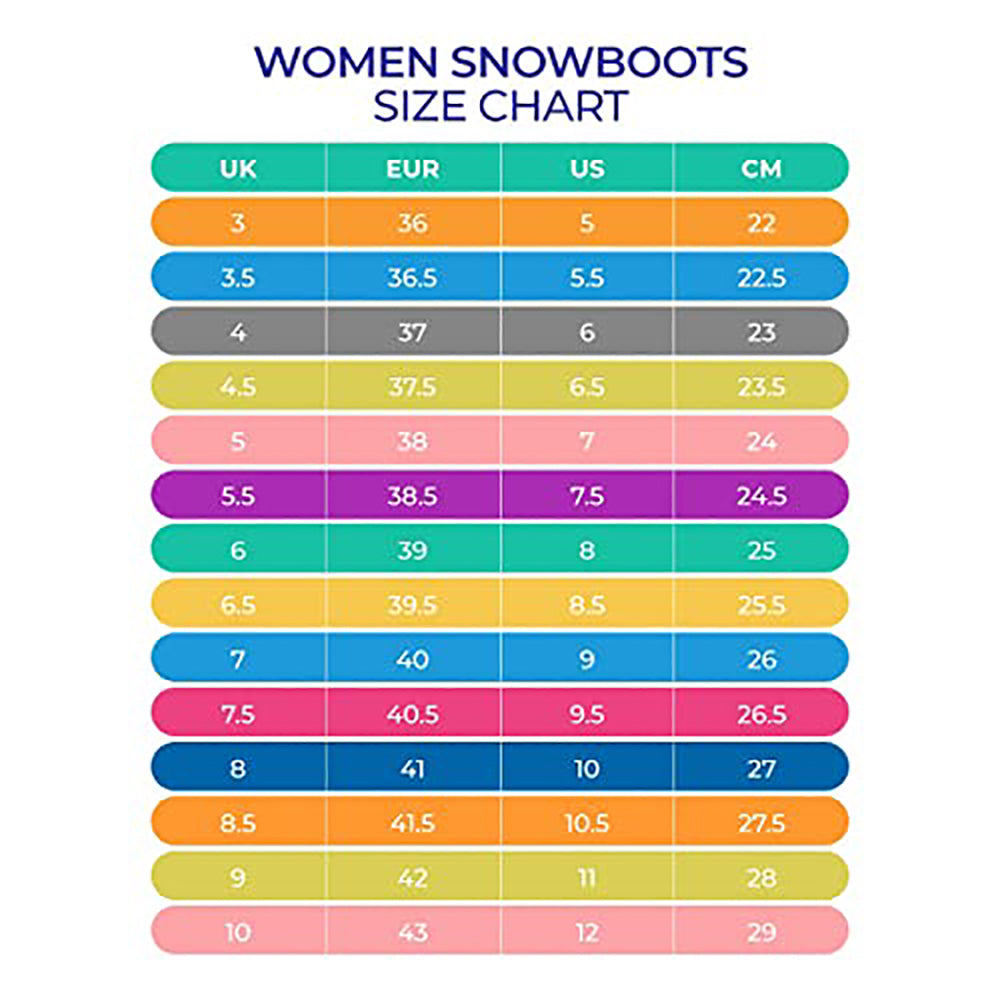 Purple Snowflake Waterproof Winter Snow Boots for Women for Minus Degree Temperature
