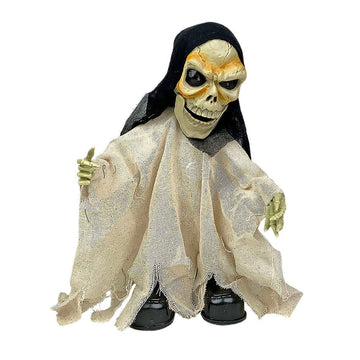 Beige Scary Walking Dwarf skeleton, Battery operated with voice, Motion and Light Halloween Party Décor - Little Surprise BoxBeige Scary Walking Dwarf skeleton, Battery operated with voice, Motion and Light Halloween Party Décor