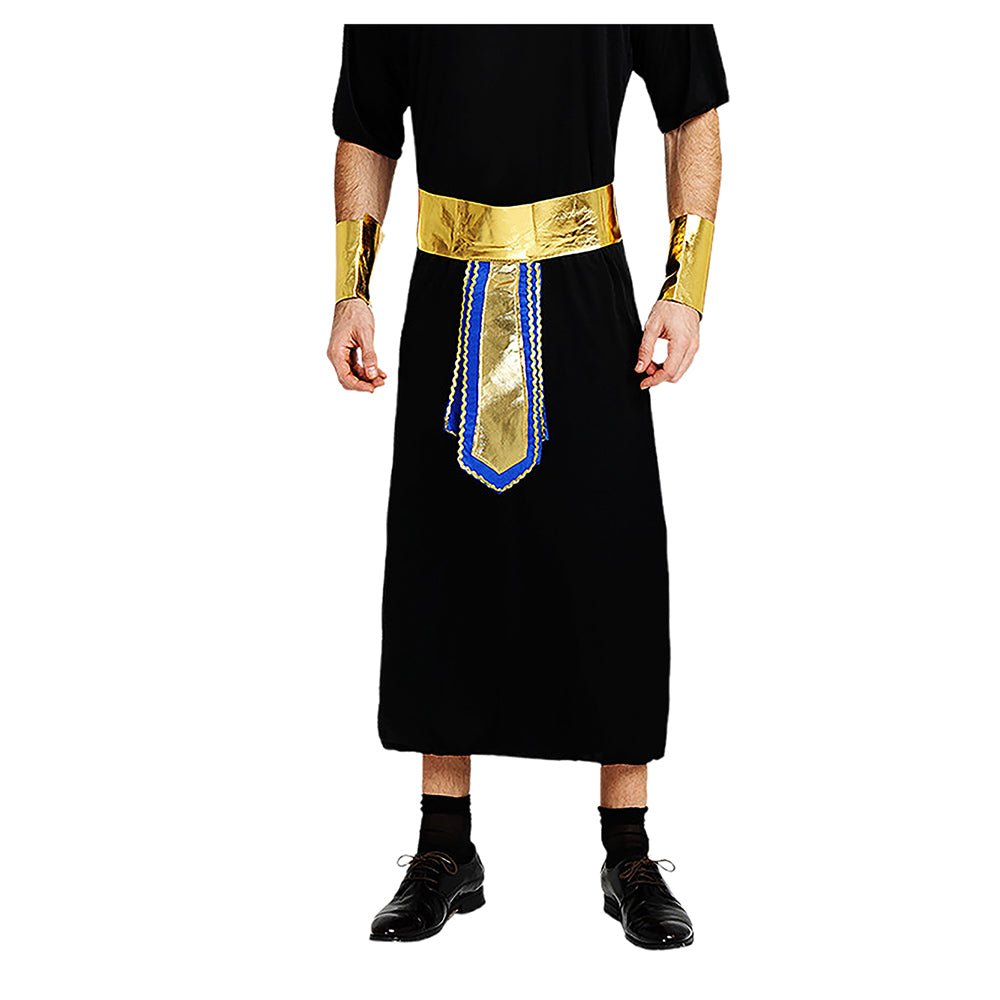 Black Egyptian King Adults Halloween Costume Dress Up - Little Surprise BoxBlack Egyptian King Adults Halloween Costume Dress Up