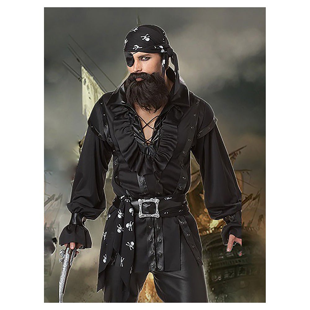 Black Pirates Adults Halloween Costume Dress Up - Little Surprise BoxBlack Pirates Adults Halloween Costume Dress Up