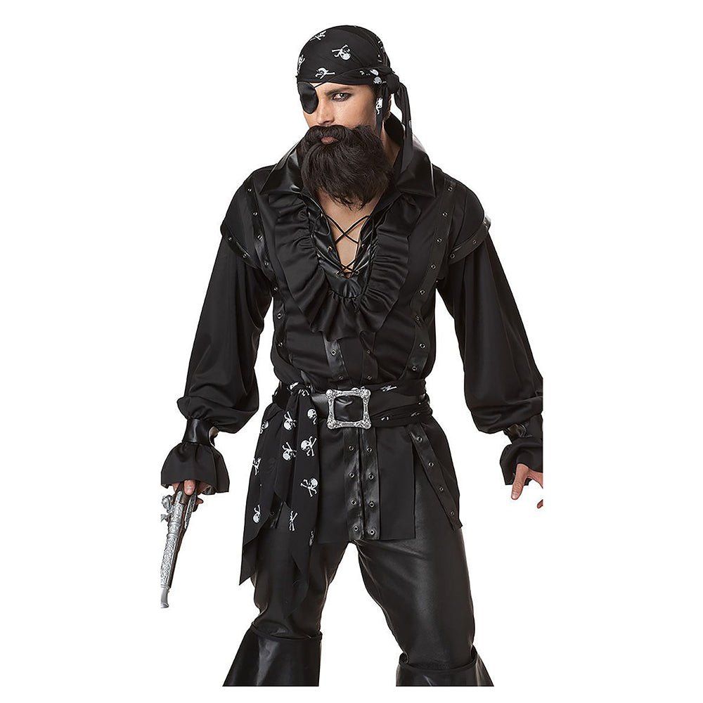 Black Pirates Adults Halloween Costume Dress Up - Little Surprise BoxBlack Pirates Adults Halloween Costume Dress Up