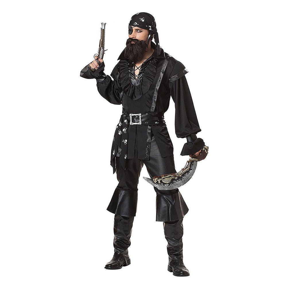 Black Pirates Adults Halloween Costume Dress Up - Little Surprise BoxBlack Pirates Adults Halloween Costume Dress Up