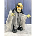 Black Scary walking Dwarf skeleton, Battery operated with voice, Motion and Light Halloween Party Décor - Little Surprise BoxBlack Scary walking Dwarf skeleton, Battery operated with voice, Motion and Light Halloween Party Décor