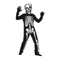 Black White Luminious Glow in Dark Skeleton Kids Halloween Costume - Little Surprise BoxBlack White Luminious Glow in Dark Skeleton Kids Halloween Costume