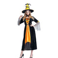 Black & Yellow Witch Adults Halloween Costume Dress Up - Little Surprise BoxBlack & Yellow Witch Adults Halloween Costume Dress Up