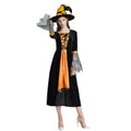 Black & Yellow Witch Adults Halloween Costume Dress Up - Little Surprise BoxBlack & Yellow Witch Adults Halloween Costume Dress Up