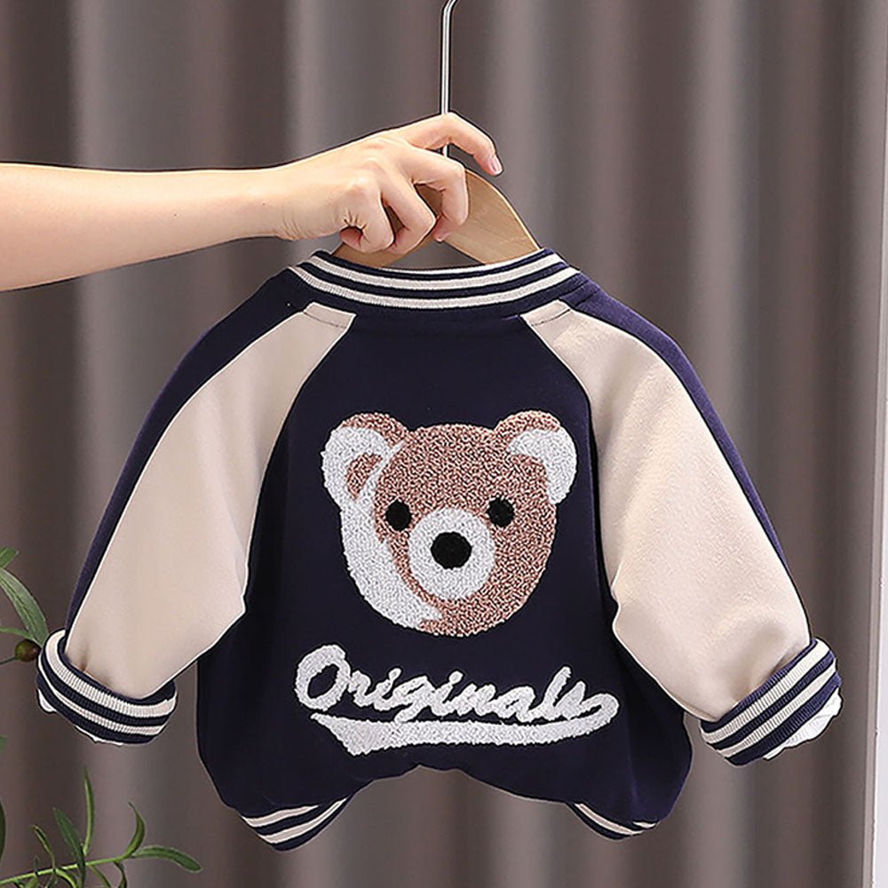 Black/Beige Teddy 3 pcs Track Suit set for Toddlers/Kids - Little Surprise BoxBlack/Beige Teddy 3 pcs Track Suit set for Toddlers/Kids