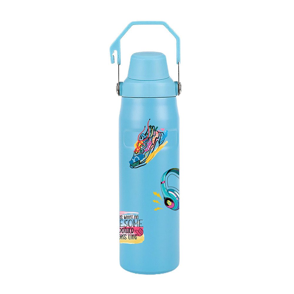 Blue Bento Box & Water Bottle Combo Rakhi Gift for Brother - Little Surprise BoxBlue Bento Box & Water Bottle Combo Rakhi Gift for Brother