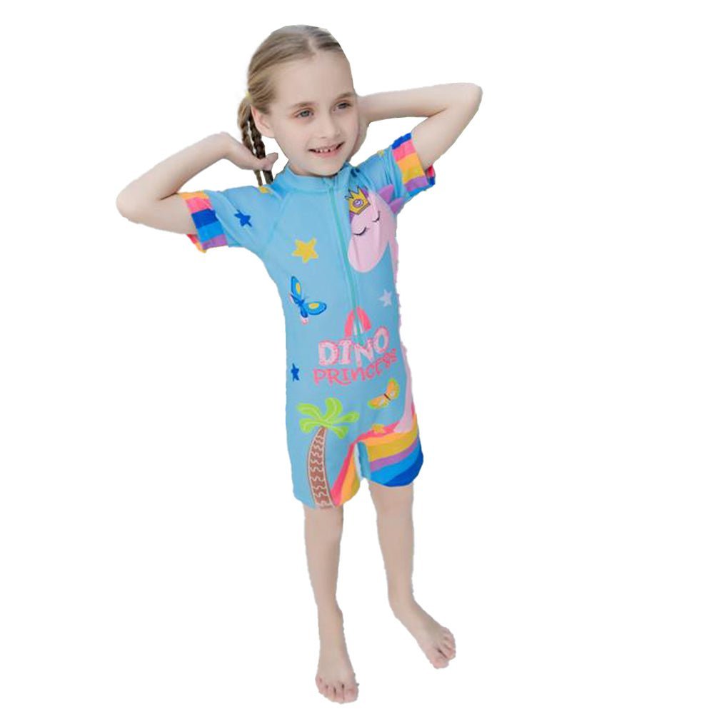 Blue Dino Princess Swimwear/Swimsuit for Kids - Little Surprise BoxBlue Dino Princess Swimwear/Swimsuit for Kids - Little Surprise BoxBlue Dino Princess Swimwear/Swimsuit for Kids