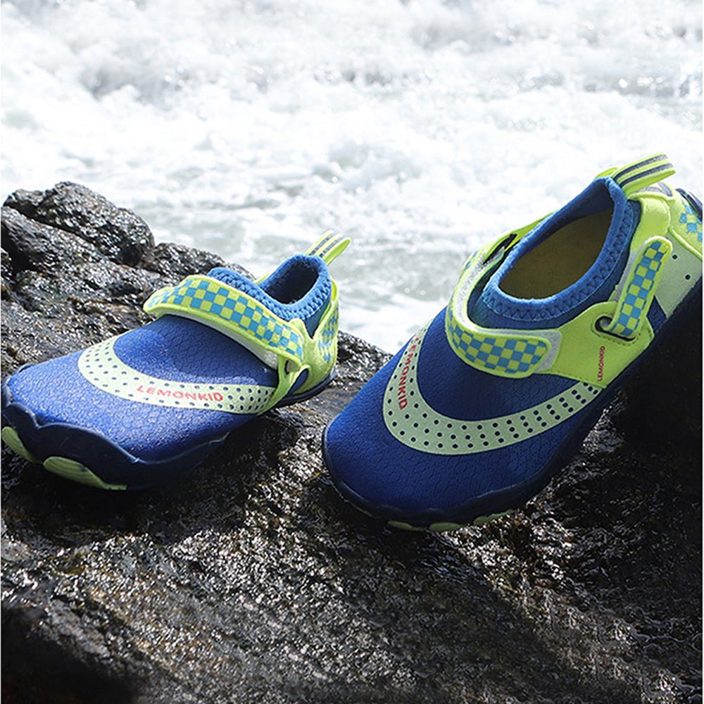 Blue & Green Anti Skid Land and Water Outdoor adventure Shoes for Kids - Little Surprise BoxBlue & Green Anti Skid Land and Water Outdoor adventure Shoes for Kids