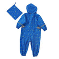 Blue Mighty Starry Galaxy Theme All Over Jumpsuit / Playsuit Raincoat for Kids - Little Surprise BoxBlue Mighty Starry Galaxy Theme All Over Jumpsuit / Playsuit Raincoat for Kids