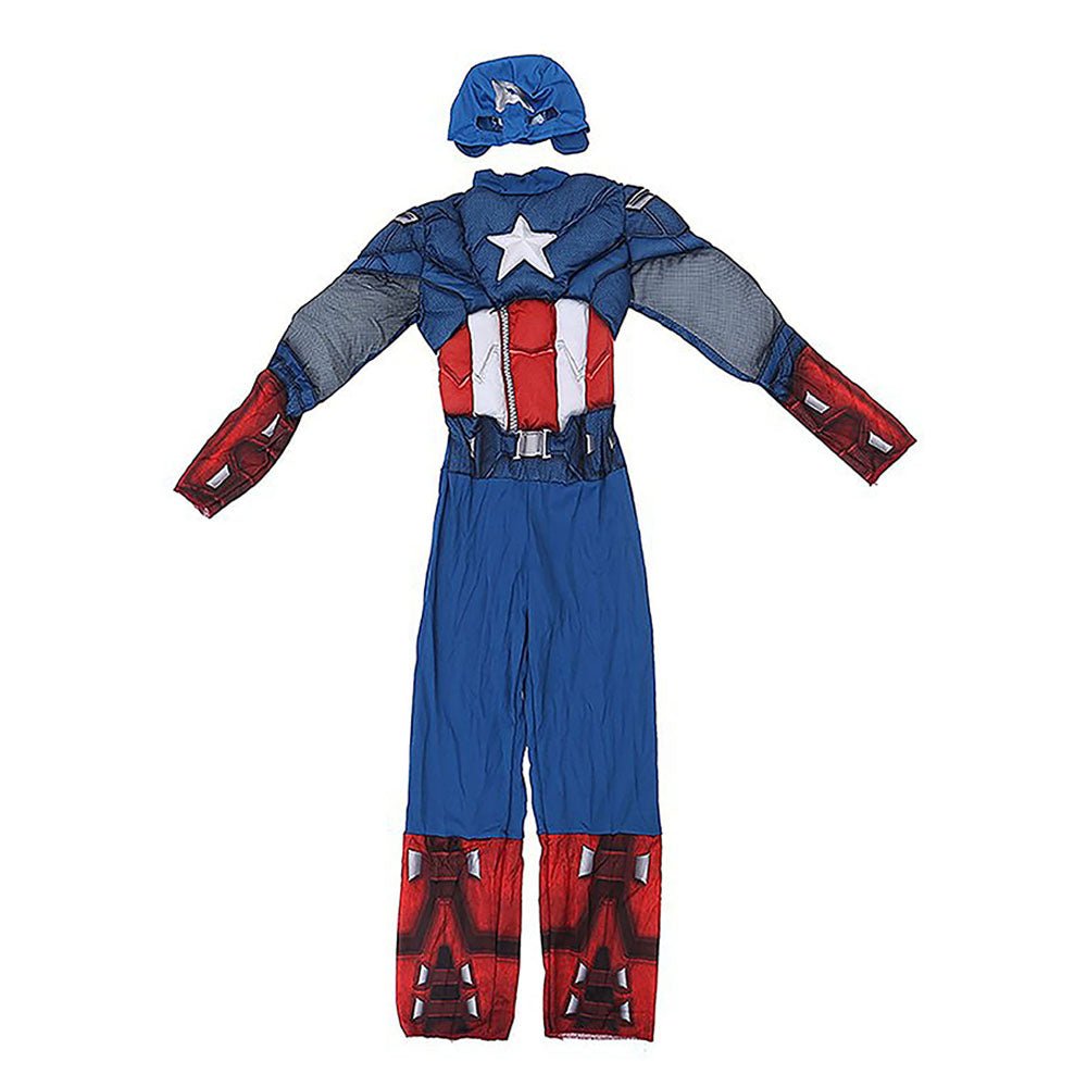 Blue Muscle Superhero Kids Halloween Costume - Little Surprise BoxBlue Muscle Superhero Kids Halloween Costume