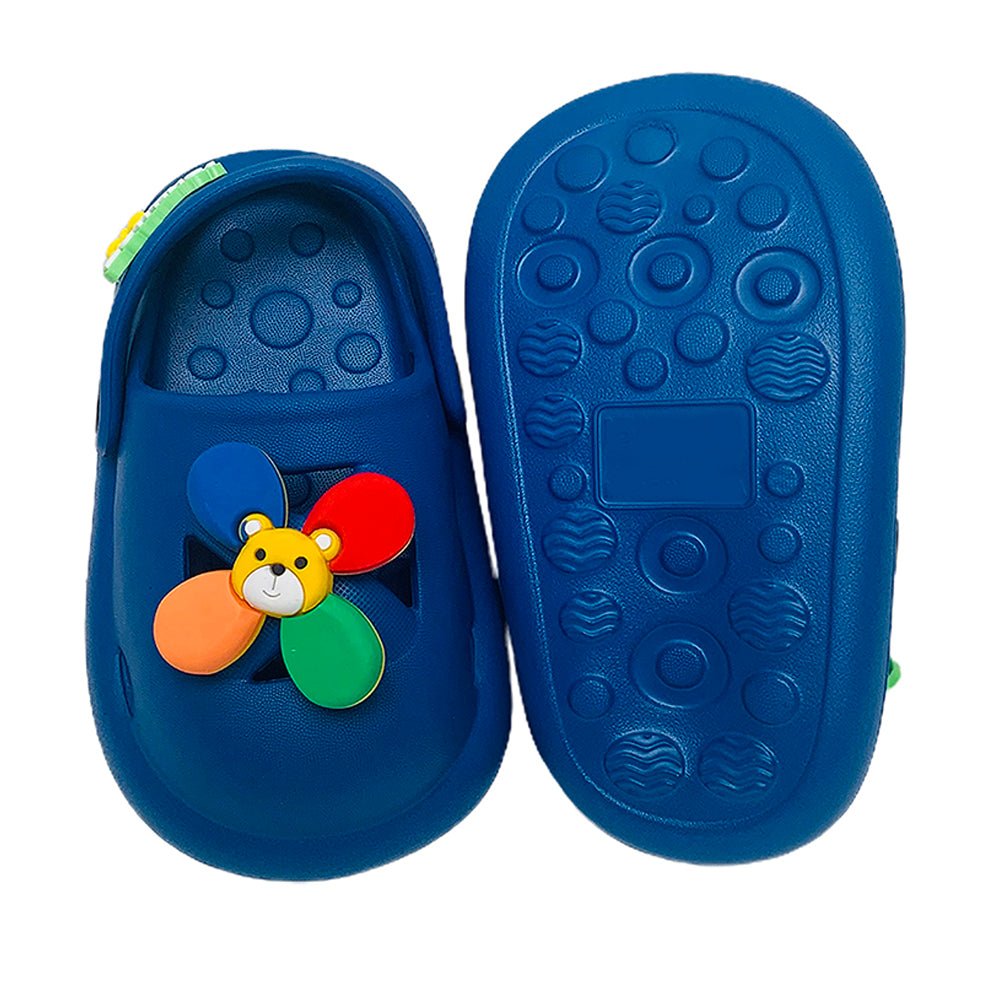Blue Pinwheel Slip on Clogs, Summer/Monsoon all season Footwear for Toddlers & Kids - Little Surprise BoxBlue Pinwheel Slip on Clogs, Summer/Monsoon all season Footwear for Toddlers & Kids