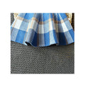 Blue Plaid Peter Pan collar 2 pcs sweatshirt & Skirt Winterwear set for Girls - Little Surprise BoxBlue Plaid Peter Pan collar 2 pcs sweatshirt & Skirt Winterwear set for Girls