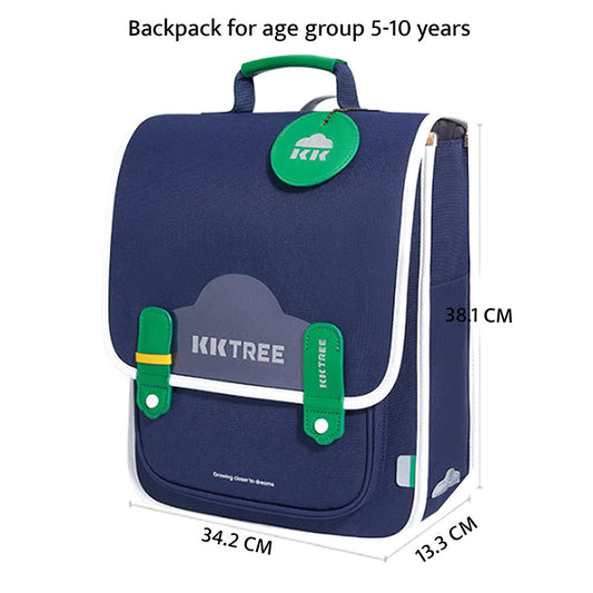 Blue Rectangle style Backpack for Kids, Large - Little Surprise BoxBlue Rectangle style Backpack for Kids, Large