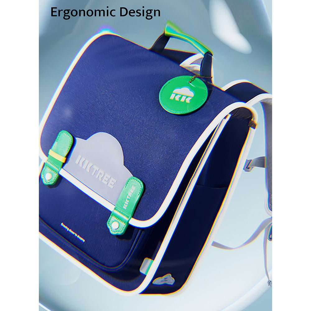 Blue Rectangle style Backpack for Kids, Large - Little Surprise BoxBlue Rectangle style Backpack for Kids, Large