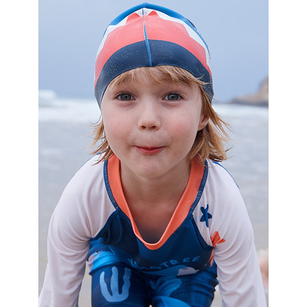 Blue Shark 3d Silicone Kids Swimming Cap - Little Surprise BoxBlue Shark 3d Silicone Kids Swimming Cap