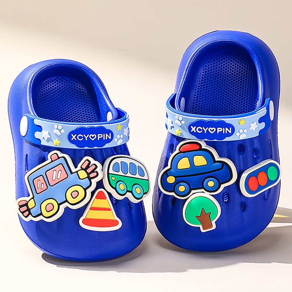 Blue Transport theme Slip on Clogs, Summer/Monsoon all season Footwear for Toddlers & Kids - Little Surprise BoxBlue Transport theme Slip on Clogs, Summer/Monsoon all season Footwear for Toddlers & Kids - Little Surprise BoxBlue Transport theme Slip on Clogs, Summer/Monsoon all season Footwear for Toddlers & Kids
