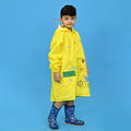 Bright Yellow Giraffe Print Raincoat for Kids and Toddlers - Little Surprise BoxBright Yellow Giraffe Print Raincoat for Kids and Toddlers