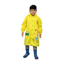 Bright Yellow Giraffe Print Raincoat for Kids and Toddlers - Little Surprise BoxBright Yellow Giraffe Print Raincoat for Kids and Toddlers