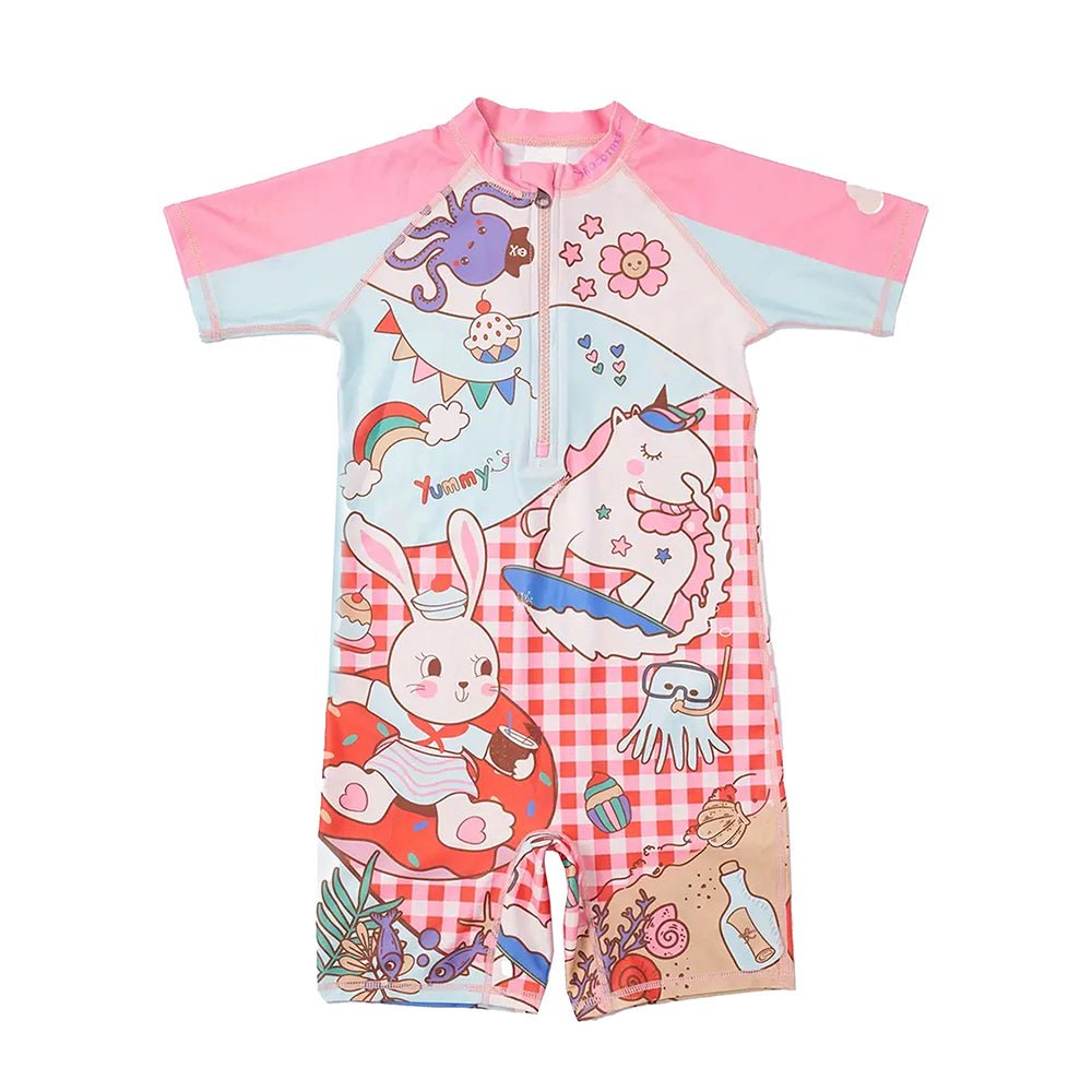 Checks Rabbit Swimwear for Kids and Toddlers WITH UPF 50+ - Little Surprise BoxChecks Rabbit Swimwear for Kids and Toddlers WITH UPF 50+