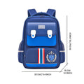 Cobalt & Dark Blue Crest Design School Backpack for Kids - Little Surprise BoxCobalt & Dark Blue Crest Design School Backpack for Kids