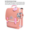 Coral Peach Rectangle style Backpack for Kids, Large - Little Surprise BoxCoral Peach Rectangle style Backpack for Kids, Large