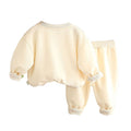 Cream Crocodile 2 pcs Track suit set for Toddlers/Kids - Little Surprise BoxCream Crocodile 2 pcs Track suit set for Toddlers/Kids