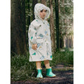 Cream Self Print Woodland Elle Raincoat for Kids - Little Surprise BoxCream Self Print Woodland Elle Raincoat for Kids