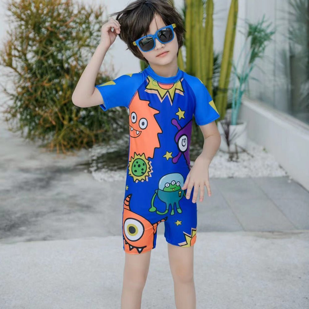 Dark Blue Aliens Swimwear/swimsuit for Kids - Little Surprise BoxDark Blue Aliens Swimwear/swimsuit for Kids - Little Surprise BoxDark Blue Aliens Swimwear/swimsuit for Kids