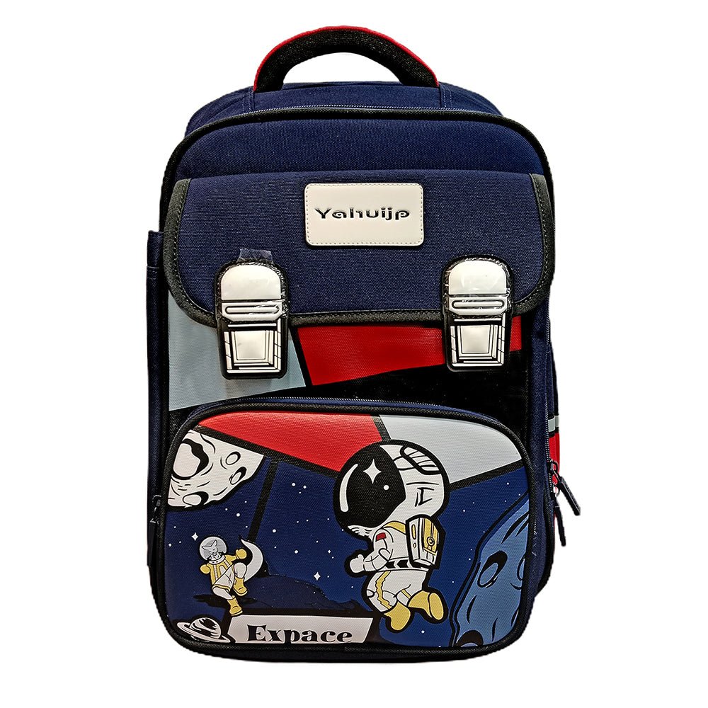 Dark Blue Astro School Backpack for Kids - Little Surprise BoxDark Blue Astro School Backpack for Kids