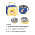 Dark Blue Big Size, Foxy Dual Handle Soup and Noodles Lunch Box with matching Cover - Little Surprise BoxDark Blue Big Size, Foxy Dual Handle Soup and Noodles Lunch Box with matching Cover