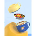 Dark Blue Big Size, Foxy Dual Handle Soup and Noodles Lunch Box with matching Cover - Little Surprise BoxDark Blue Big Size, Foxy Dual Handle Soup and Noodles Lunch Box with matching Cover