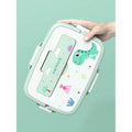 Dino Combo set Stainless steel Lunch Box with insulated Lunch box Cover for kids - Little Surprise BoxDino Combo set Stainless steel Lunch Box with insulated Lunch box Cover for kids