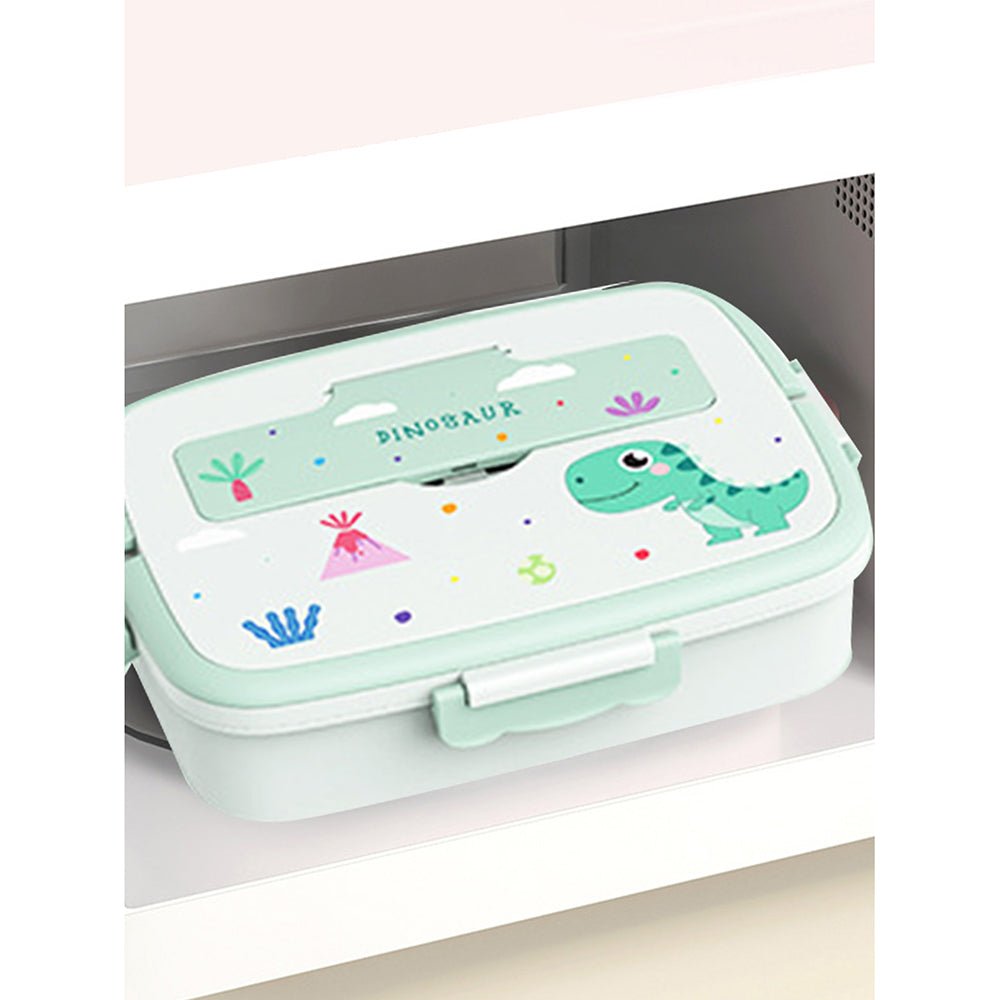 Dino Combo set Stainless steel Lunch Box with insulated Lunch box Cover for kids - Little Surprise BoxDino Combo set Stainless steel Lunch Box with insulated Lunch box Cover for kids