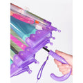 Dome Style, Ms.Foxy Transparent Purple Umbrella for Kids - Little Surprise BoxDome Style, Ms.Foxy Transparent Purple Umbrella for Kids