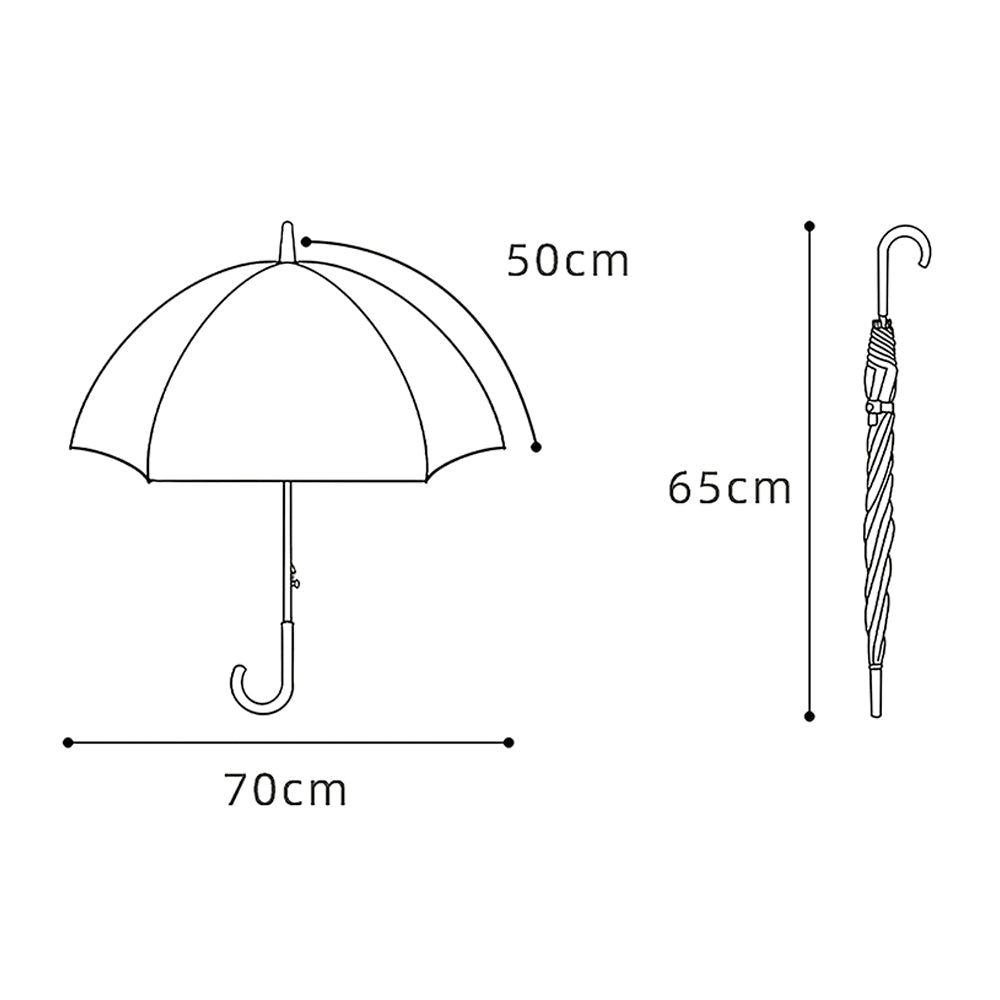 Dome Style, Rocket theme Transparent Umbrella for Kids - Little Surprise BoxDome Style, Rocket theme Transparent Umbrella for Kids