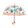 Dome Style, Rocket theme Transparent Umbrella for Kids - Little Surprise BoxDome Style, Rocket theme Transparent Umbrella for Kids