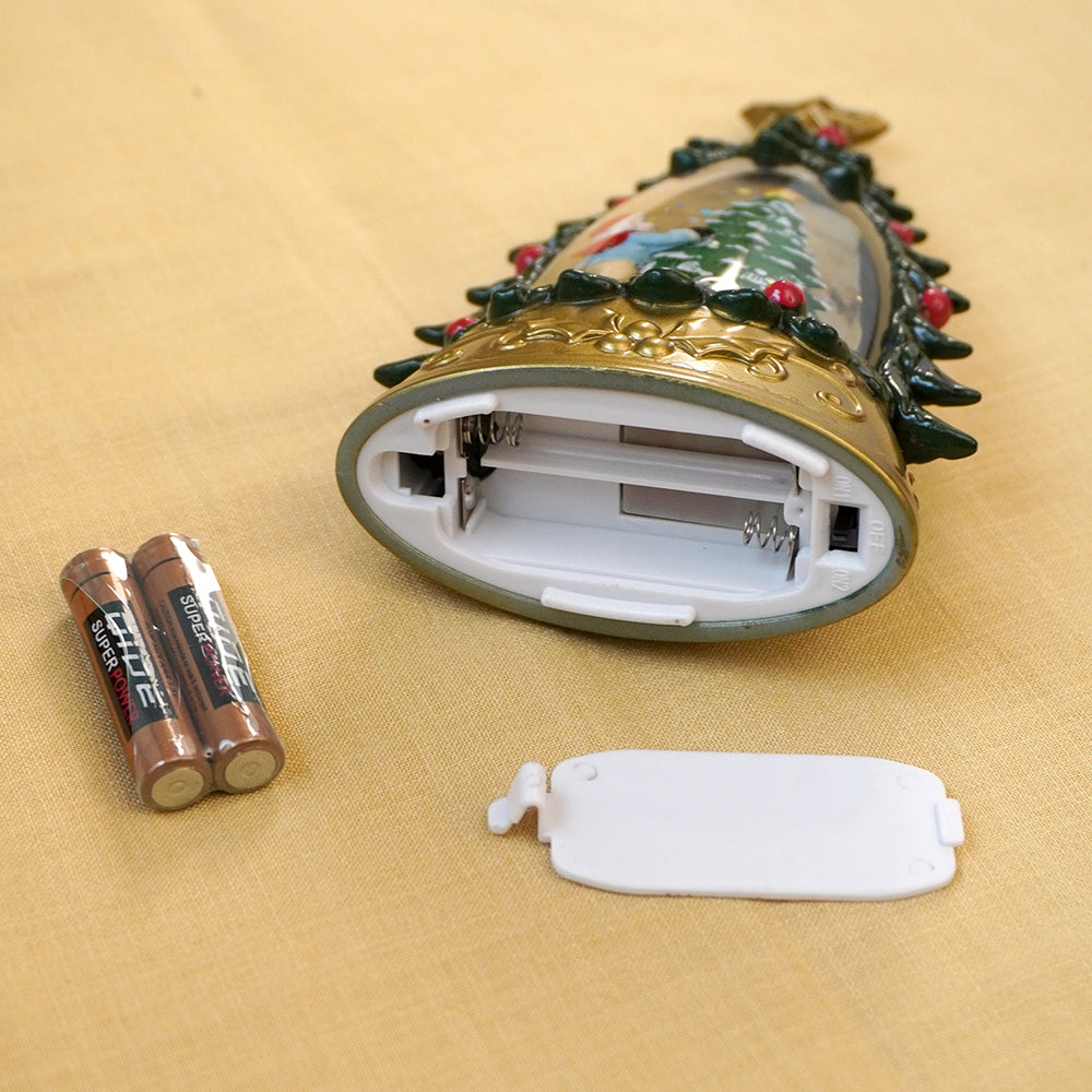 Mini Green Tree colorful LED light Dome with Music Christmas Table Décor & Gift option