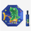 Dump Truck Dino theme Rain & All Season Umbrella for Kids - Little Surprise BoxDump Truck Dino theme Rain & All Season Umbrella for Kids