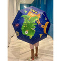 Dump Truck Dino theme Rain & All Season Umbrella for Kids - Little Surprise BoxDump Truck Dino theme Rain & All Season Umbrella for Kids