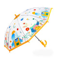 Elephant Rabbit Transparent Style Yellow Umbrella for Kids - Little Surprise BoxElephant Rabbit Transparent Style Yellow Umbrella for Kids