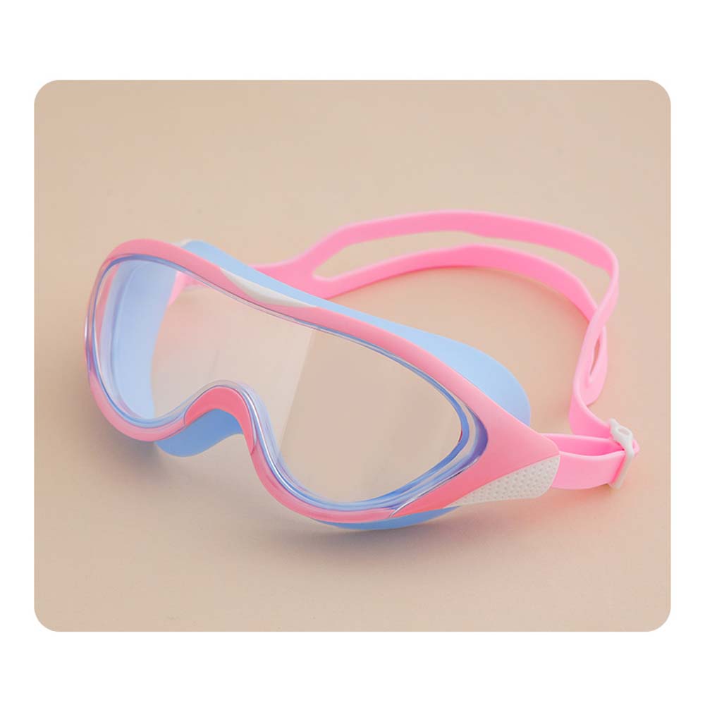 Fitness Teens Pink & Blue Big Frame UV protected Unisex Swimming Goggles - Little Surprise BoxFitness Teens Pink & Blue Big Frame UV protected Unisex Swimming Goggles