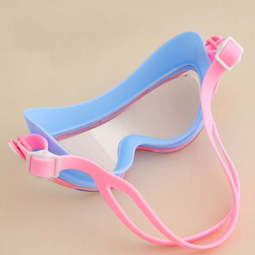 Fitness Teens Pink & Blue Big Frame UV protected Unisex Swimming Goggles - Little Surprise BoxFitness Teens Pink & Blue Big Frame UV protected Unisex Swimming Goggles