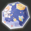 Flying space Cat theme Rain & All Season Umbrella for Kids - Little Surprise BoxFlying space Cat theme Rain & All Season Umbrella for Kids