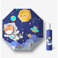 Flying space Cat theme Rain & All Season Umbrella for Kids - Little Surprise BoxFlying space Cat theme Rain & All Season Umbrella for Kids